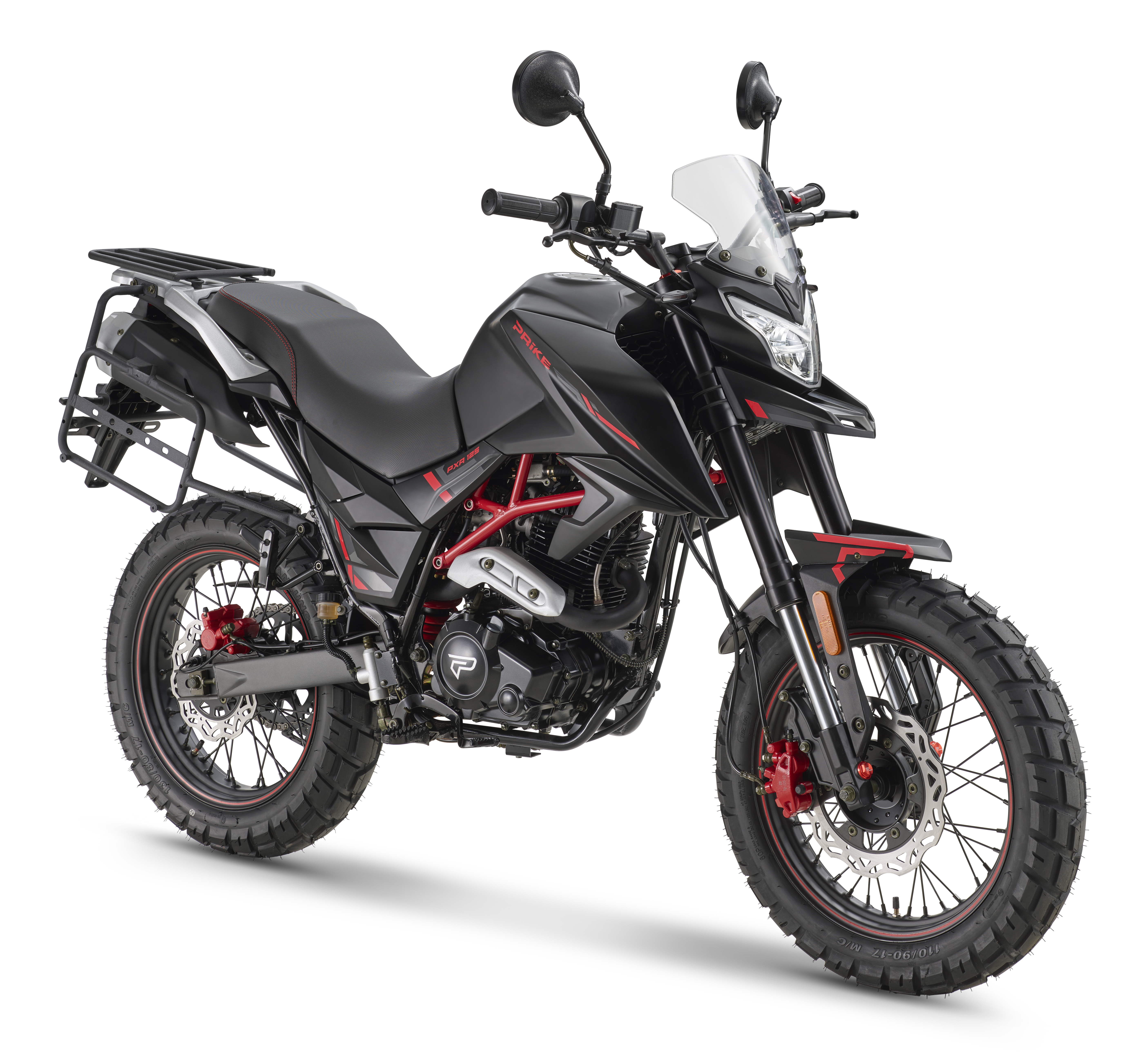 Benzin Motorrad PRIKE PXA 125 Adventure mit 9,9 PS und 85 km/h, 4-Takt