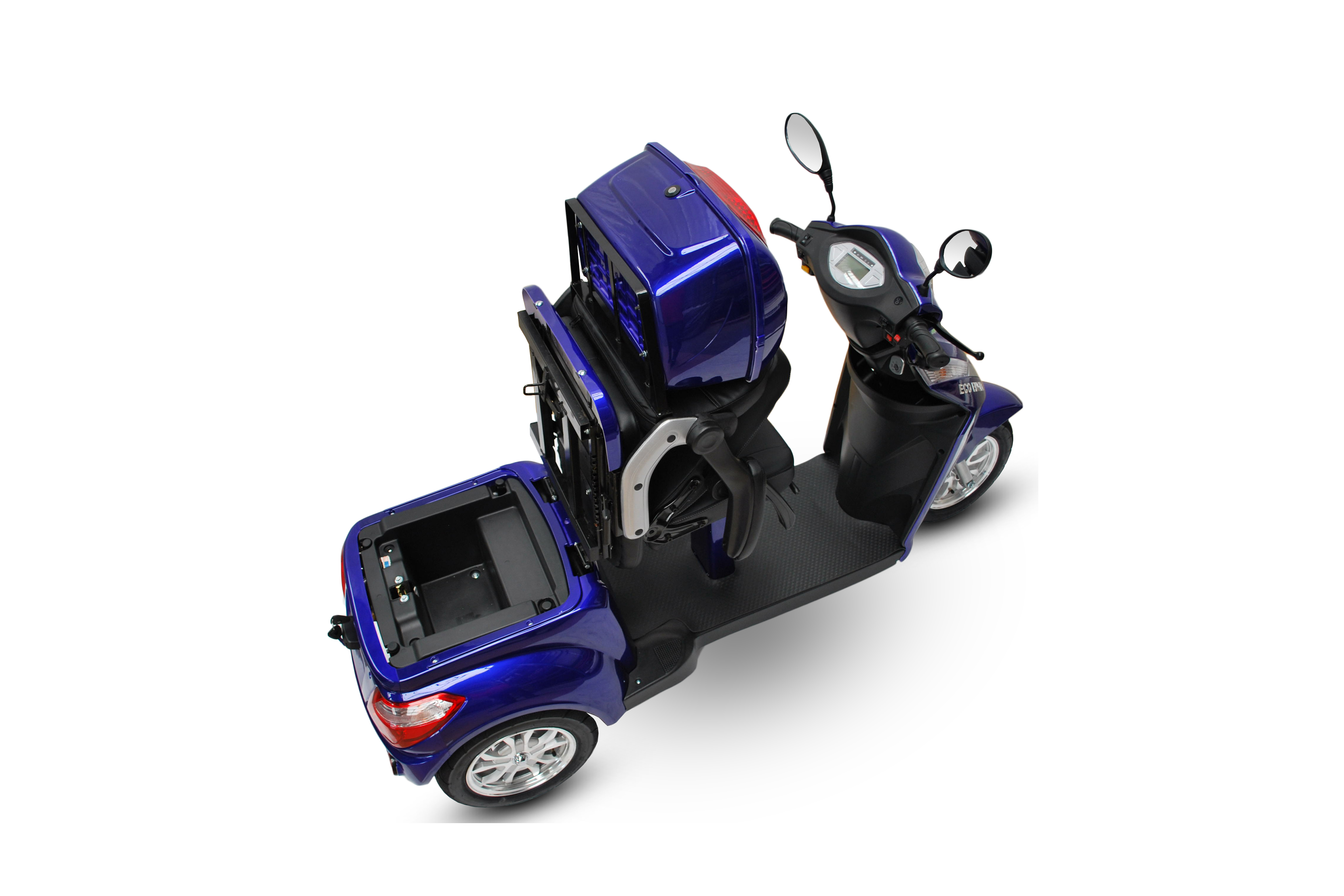 3 Rad Elektroroller DUO Doppelsitzer - Eco Engel 503 - Seniorenroller mit 2 Sitzen - 25 km/h (Blei/Lithium)