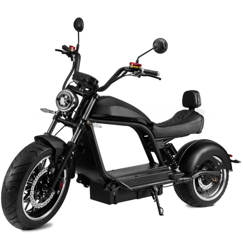 Elektroroller 2-Rad Chopper HL 6.0, Elektro-Roller bis 45 km/h, bis 100 km Reichweite, Elektro-Mofa ab 15 Jahren