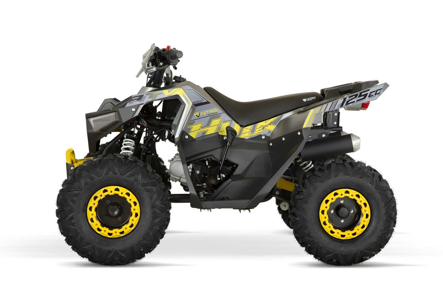 NITRO MOTORS 125cc Midi Quad HULK RS-AG8 RS-LINE Sport, Benzinquad Kinderquad 8 Zoll bis 45 km/h