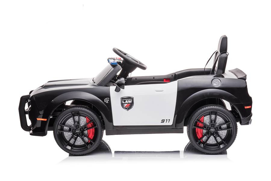 Elektro Kinderauto Polizei Dodge Challenger Polizeiauto, Elektro-Kinderfahrzeug