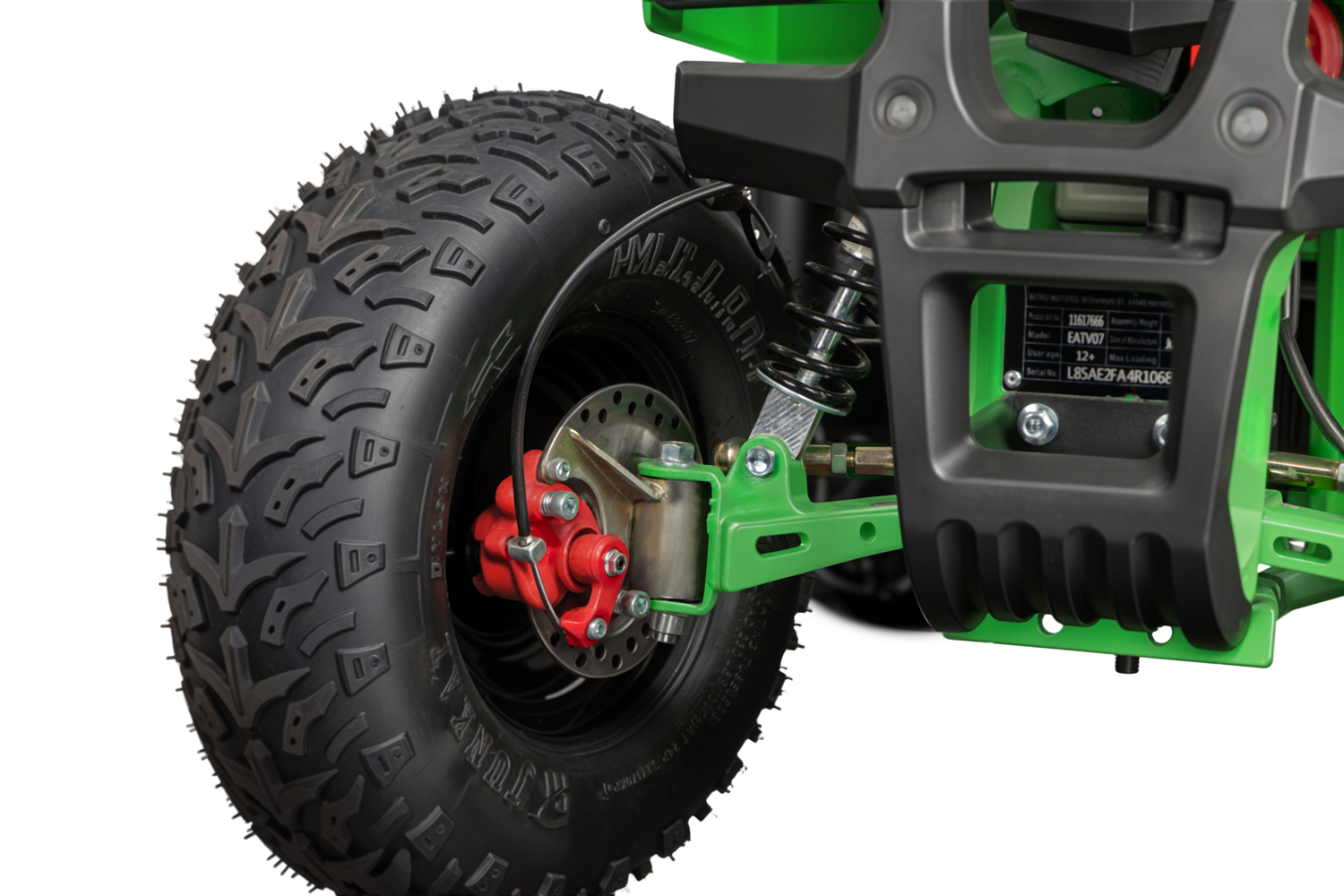 NITRO MOTORS 1200 W Eco mini Kinder Quad Dusty BTF-Profile XL, Elektroquad für Kinder, Kinderquad bis 25 km/h