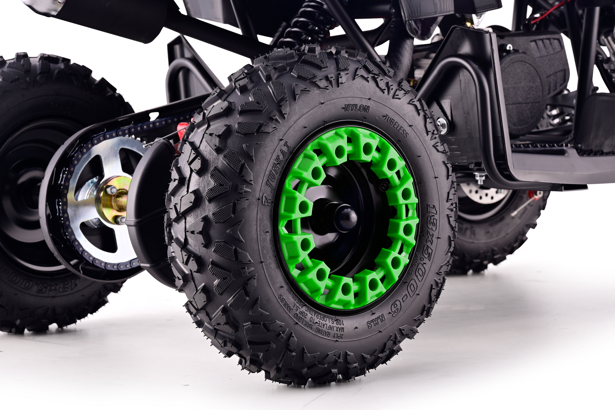 ATV Mini-Quad für Kinder Beneo Motors Cobra, 50cc Benzin Kinderquad 40 km/h, 6 Zoll Räder