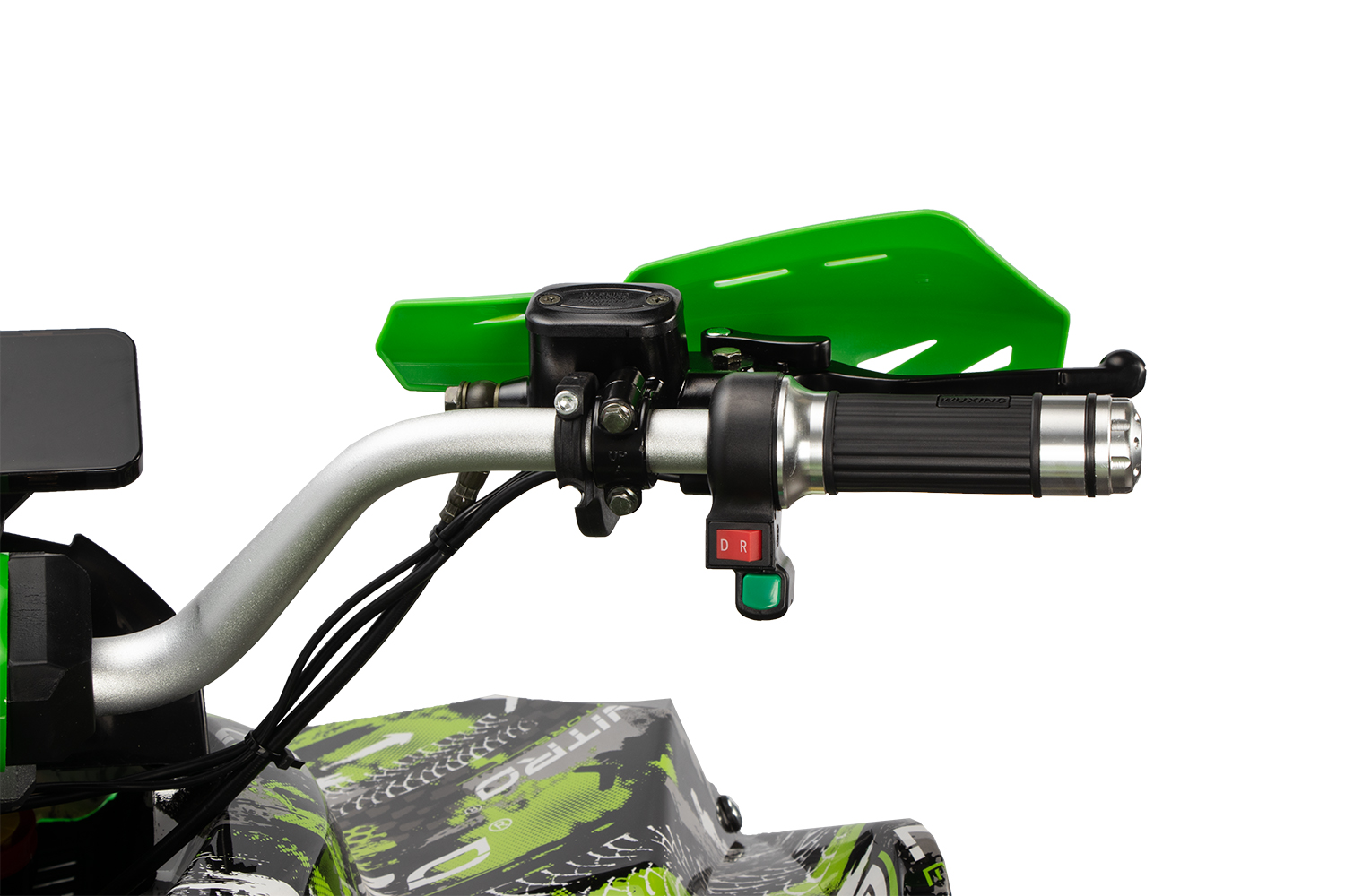 NITRO MOTORS 1500W Elektroquad für Kinder, 60V Eco midi Kinder Quad Warrior Graffiti Sport 8", Wellenantrieb mit Differential
