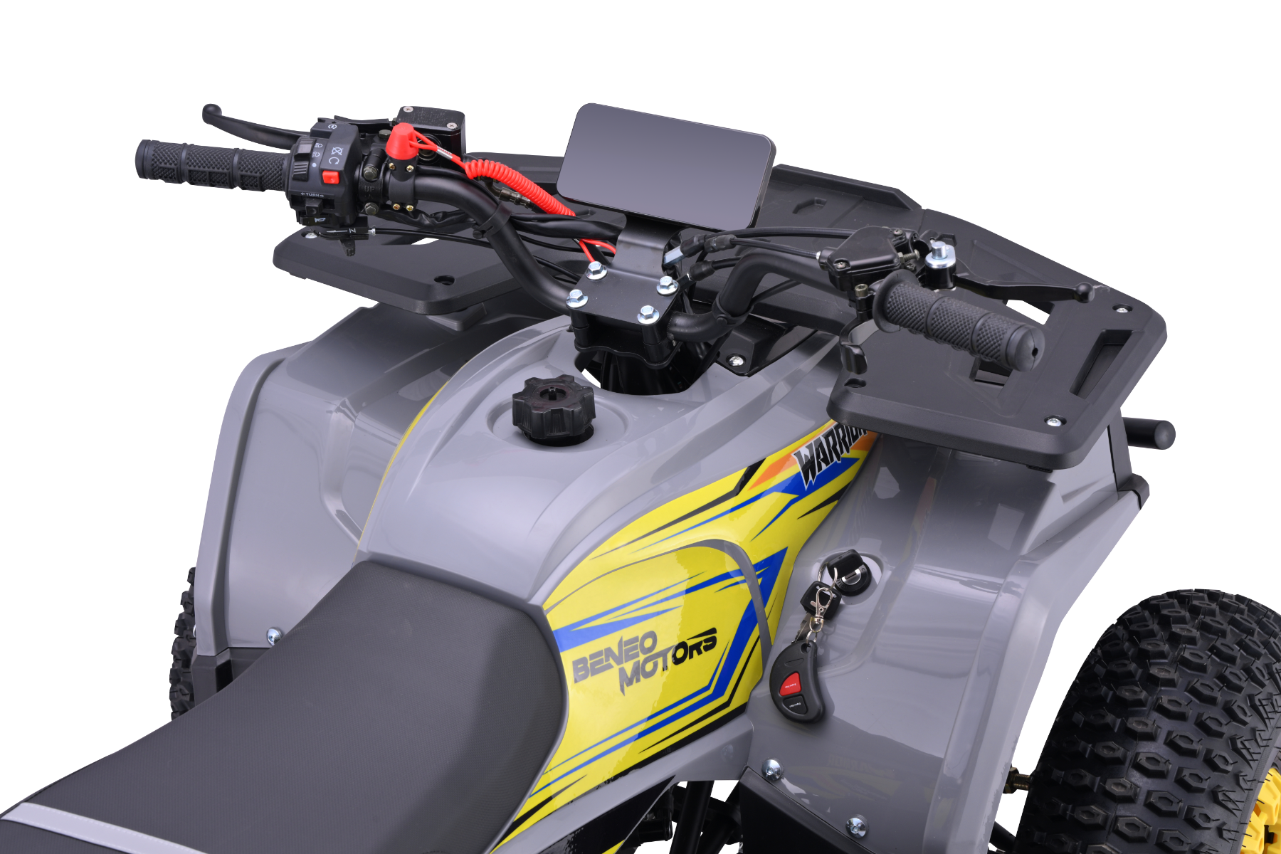 ATV Mini-Quad für Kinder Beneo Motors Warrior, 125cc Benzin Kinderquad, 8 Zoll Räder und 60 km/h