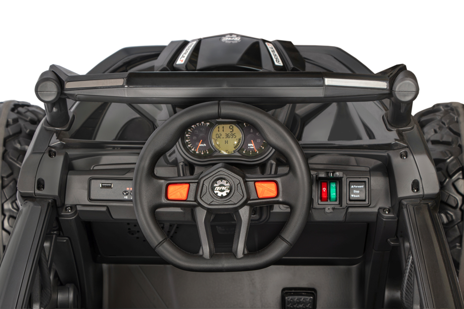Elektro Kinderauto UTV BIG FOOT 2-Sitzer Allrad 4x30Watt, Elektro Kinderbuggy, Elektrobuggy für Kinder, Elektrokinderfahrzeug