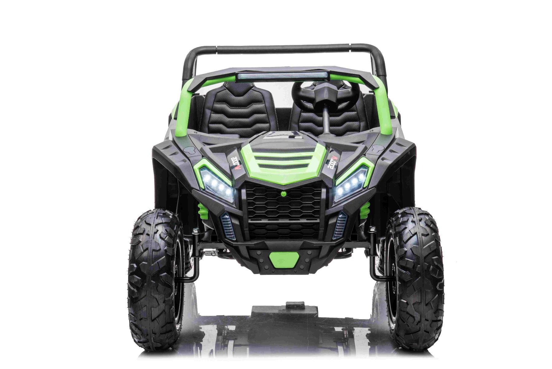 Großes Kinder Elektroauto - 15 km/h, 2-Sitzer Elektro-Buggy UTV XXL Elektrofahrzeug mit Lithiumakku und Differential Motor