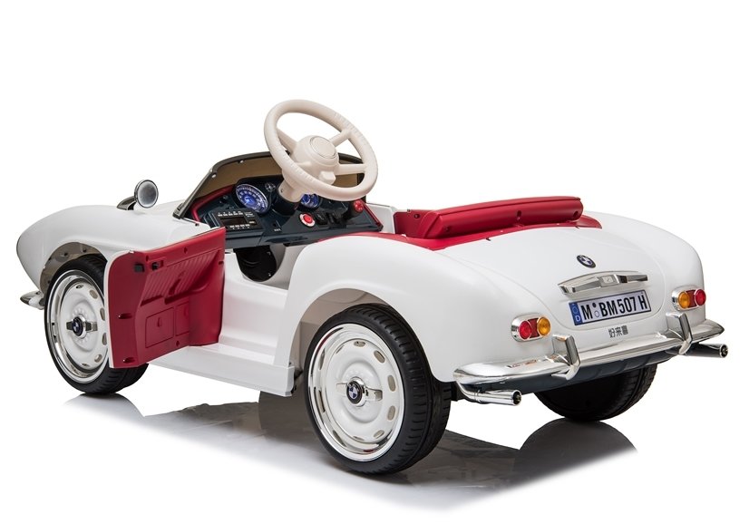 Kinderauto Oltimer, BMW Retro, Elektrofahrzeug für Kinder