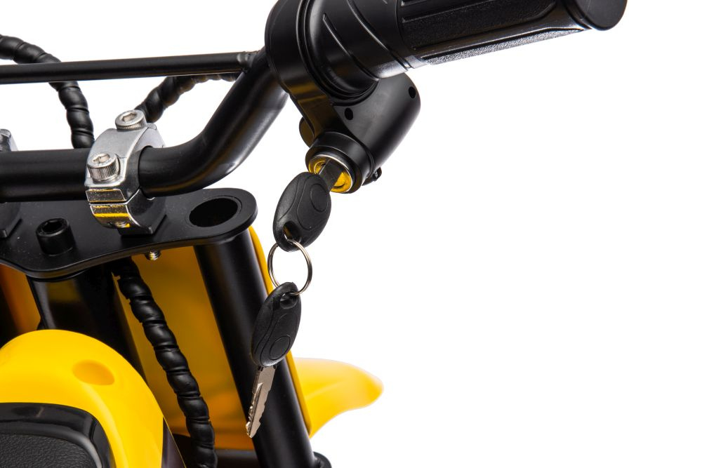 Kinder Dirtbike A9901, Kindermotorcross mit 350 Watt, Elektro-Motorcross bis 15 km/h, Kindermotorrad mit Radnabenmotor
