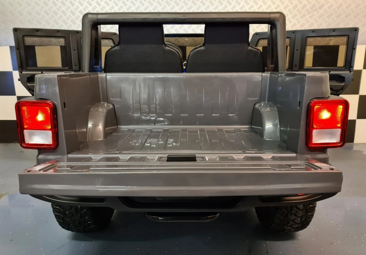 Elektro Kinderauto 2-Sitzer Jeep Gladiator, Elektro-Kinderfahrzeug mit 2 Motoren, Rubicon Kinderjeep