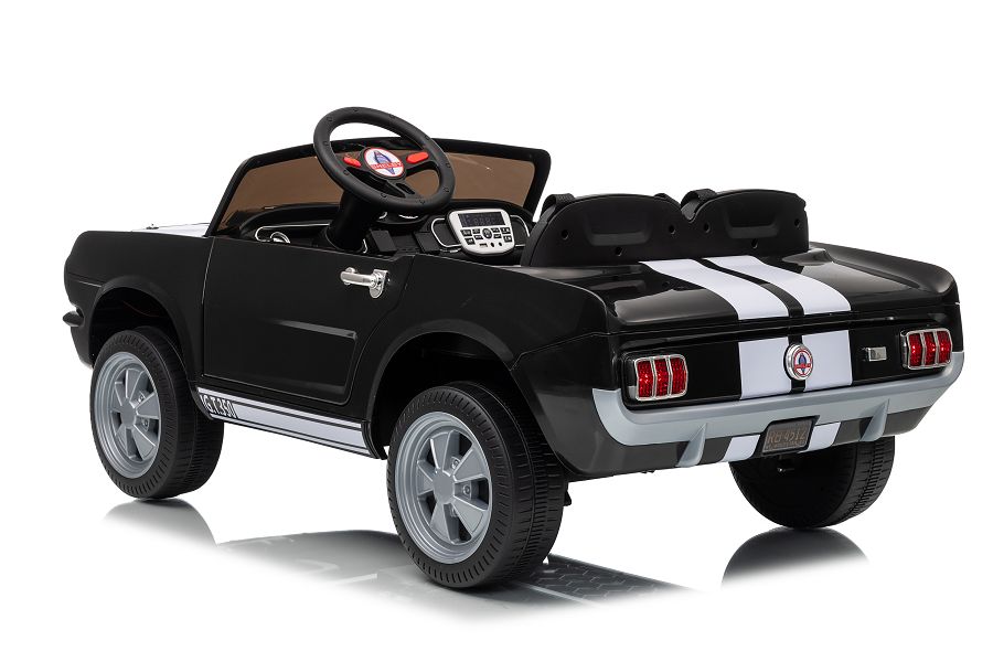 Oldtimer Elektro Kinderfahrzeug Shelby GT350 - Elektroauto für Kinder mit 4x200W, Elektrokinderfahrzeug