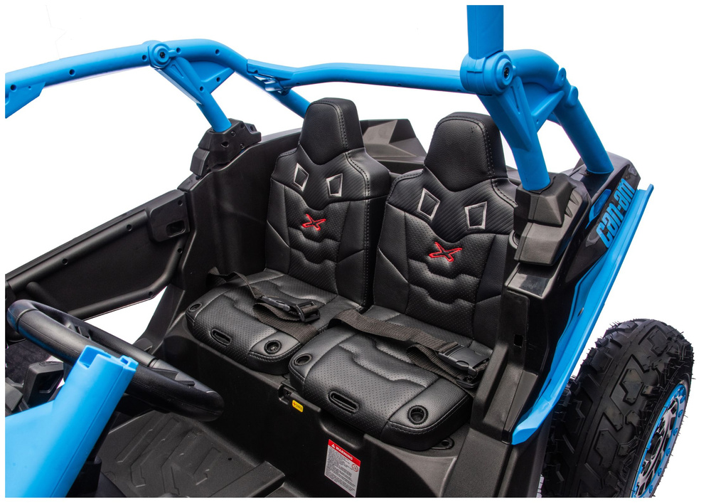 XXL Kinderauto Maverick CAN-AM Turbo RS STRONG AIR, 4x200 Watt - Elektro-Buggy mit Luftfreifen, Kinderbuggy 8 km/h