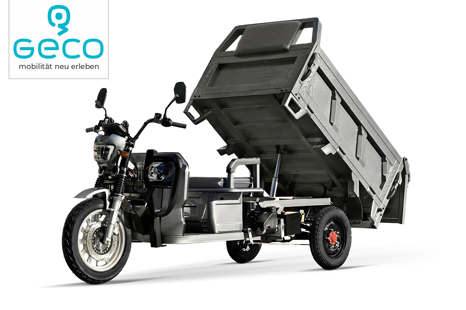Elektroauto Geco Moto Truck P50 gXP Cargo TUK, Elektro Lieferwagen, Elektro Kipper mit elektrischer Kippfunktion