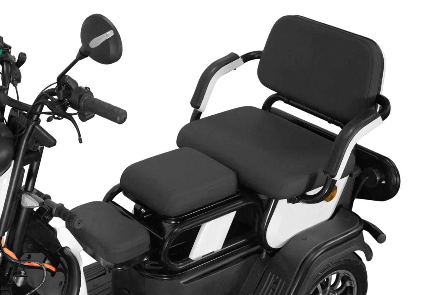 Elektromobil Geco Senio CX2 800 Watt 60V, Dreirad mit 25km/h, Seniorenmobil als Zweisitzer, E-Dreirad