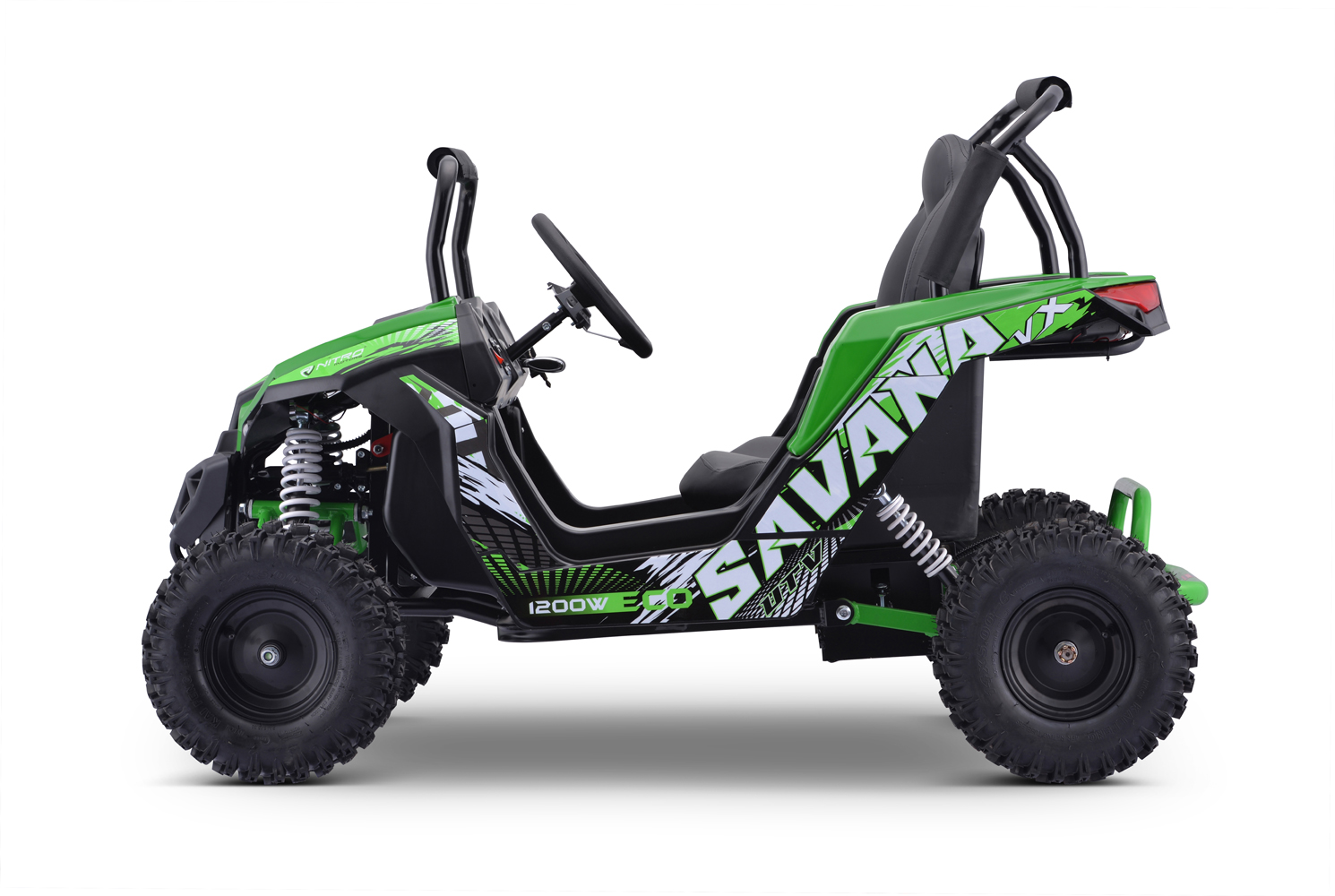 Nitro Motors Eco Gokart Savana VX Sport 2, Wellenantrieb Elektro Offroad Kinderbuggy, Strandbuggy