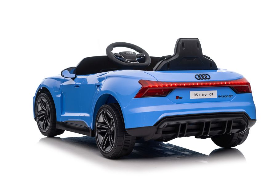 Elektro Kinderauto Audi E-Tron GT, Kinderfahrzeug mit Gaspedal zum Fahren, Elektroauto für Kinder