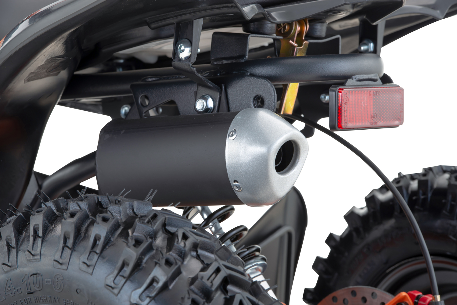 NITRO MOTORS 49cc mini Kinder Quad Replay Snowy-Profile L Sport 6 Zoll, Benzinquad Kinderquad