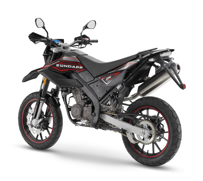 2. Wahl ZÜNDAPP ZRM 125 Supermoto E5 - Benzinmotorrad 125cc Motor 4-Takt 11 kW