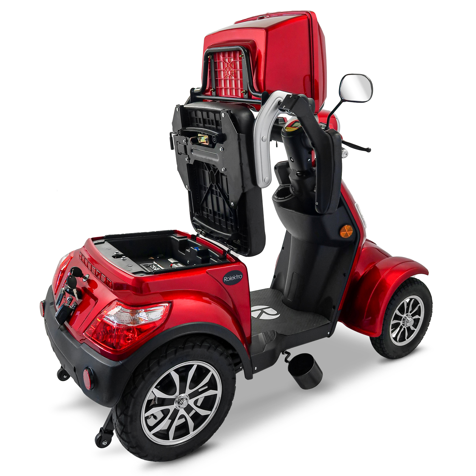 Rolektro E-Quad 25 V.3 Lithium Akku herausnehmbar - 4 Rad Seniorenmobil