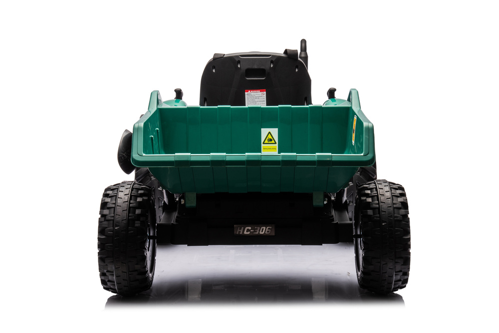 Elektro Kinderfahrzeug Traktor 8 km/h, Kindertraktor RC mit Anhänger und Schaufel, Elektrotraktor