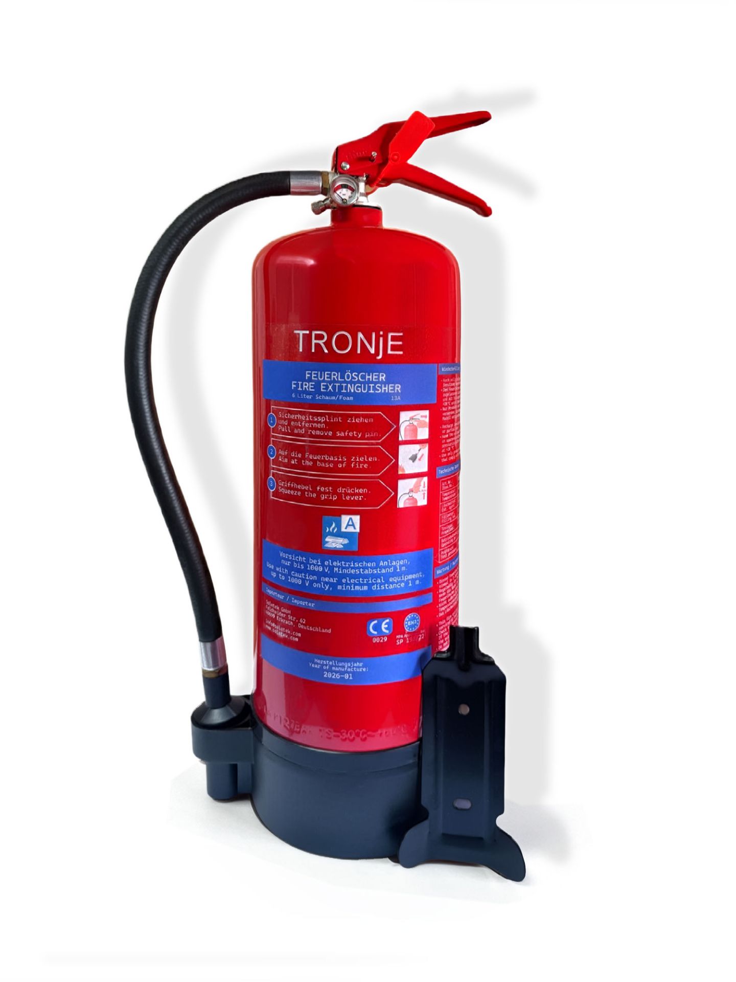 Feuerlöscher für Lithiumakkus 6 Liter oder 9 Liter