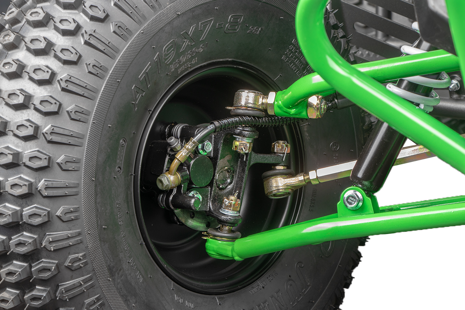 NITRO MOTORS 1500W Elektroquad für Kinder, 60V Eco midi Kinder Quad Warrior Graffiti Sport 8", Wellenantrieb mit Differential