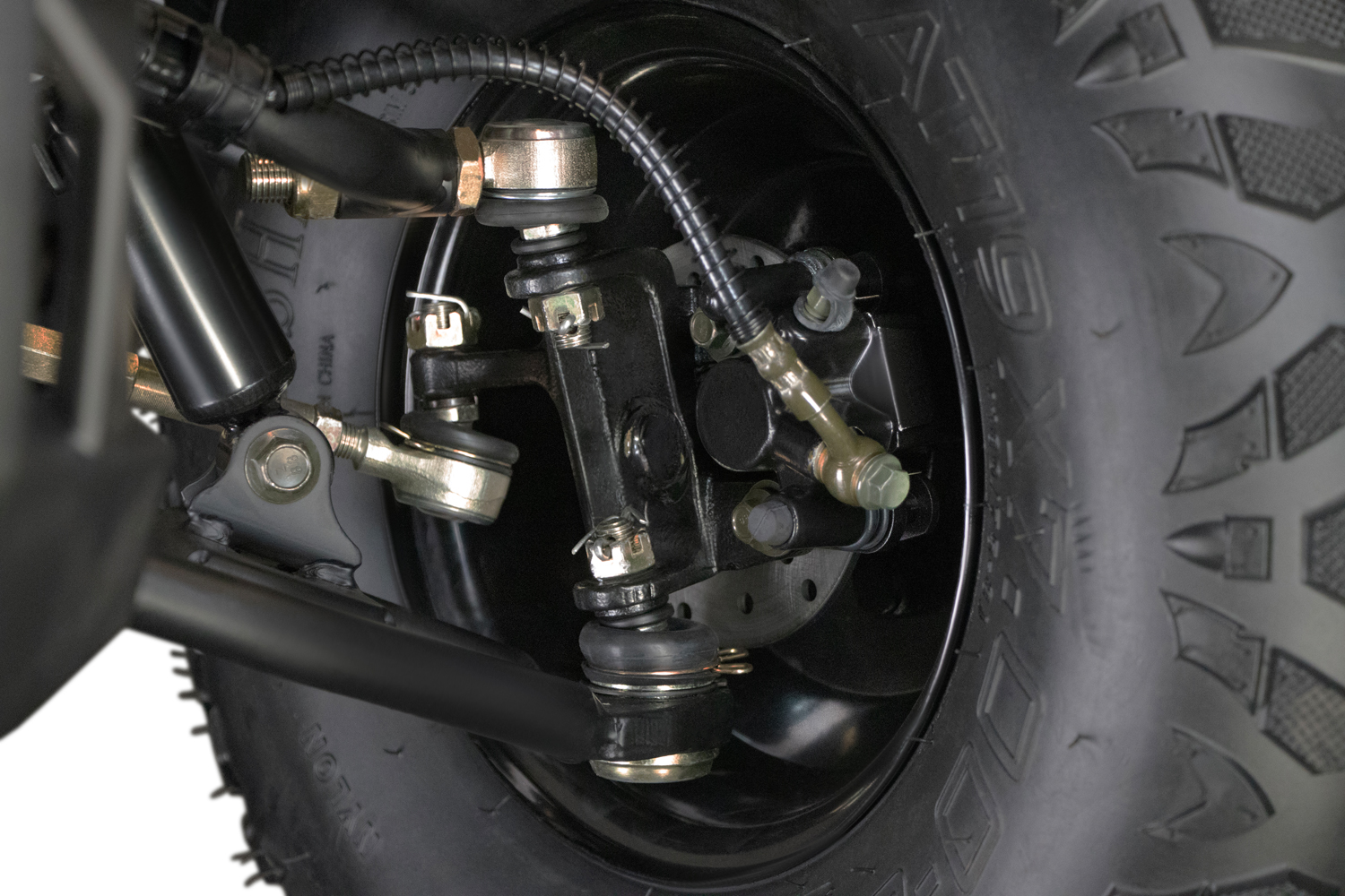 Nitro Motors Quablo Turbo RS8-3G Platin midi Quad 125cc 8 Zoll 3-Gang Semi Aut.+ RG, Benzin-Kinderquad, Quad für Kinder