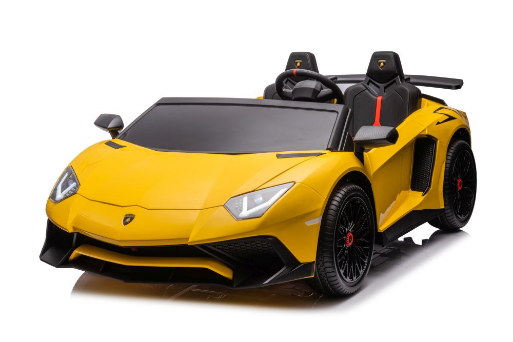 XXL Elektroauto für 2 Kinder Lamborghini A8803, 13 km/h, 200 Watt - Elektrokinderfahrzeug 2-Sitzer zum selbst Fahren