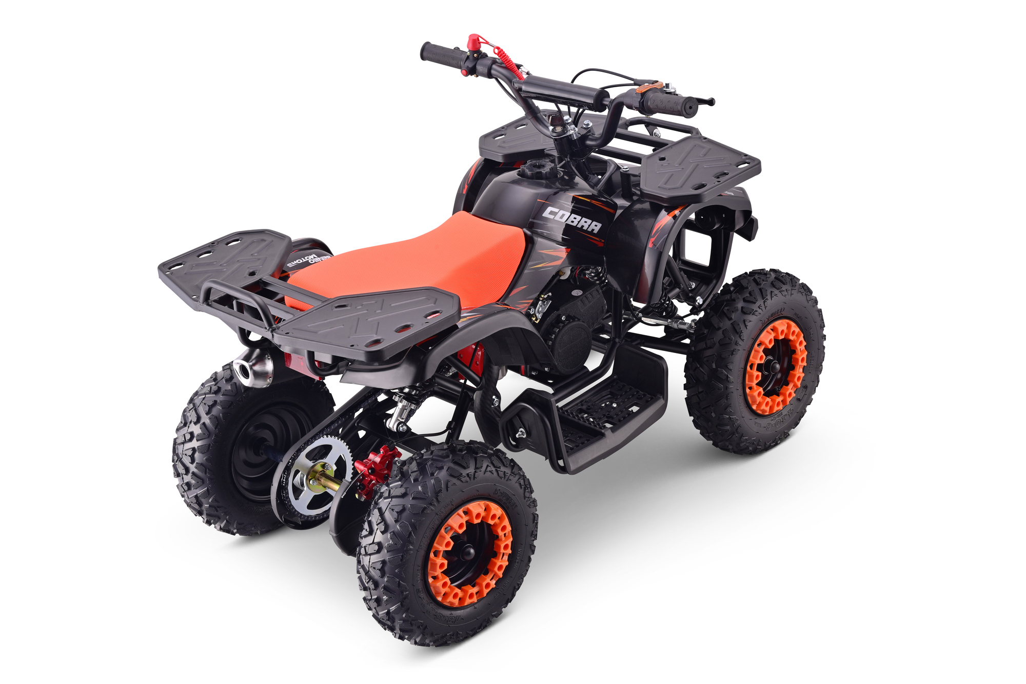 ATV Mini-Quad für Kinder Beneo Motors Cobra, 50cc Benzin Kinderquad 40 km/h, 6 Zoll Räder