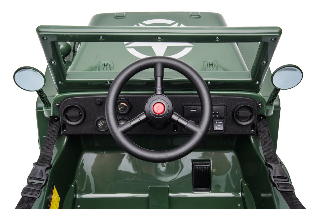 Elektrofahrzeug für Kinder - Elektro Jeep Army JH-103 4x45 Watt - Einsitzer, Jeep-Kinderfahrzeug, Elektrokinderauto