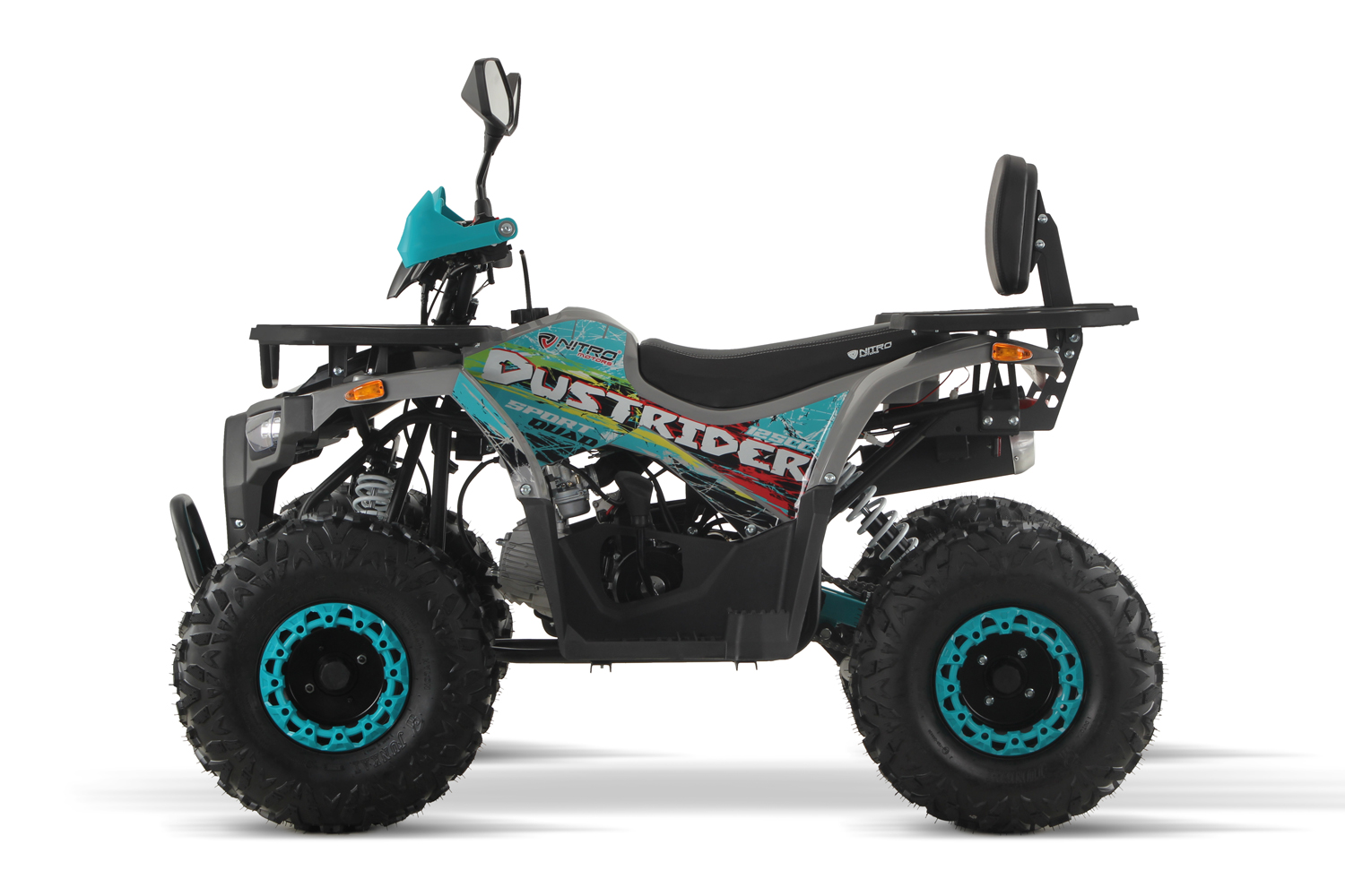 NITRO MOTORS 125cc midi Kinder Quad Dustrider RS8-A Sport, Miniquad 8 Zoll, Sport Kinderquad, Pocketquad - Fun-Sport Fahrzeug für Kinder