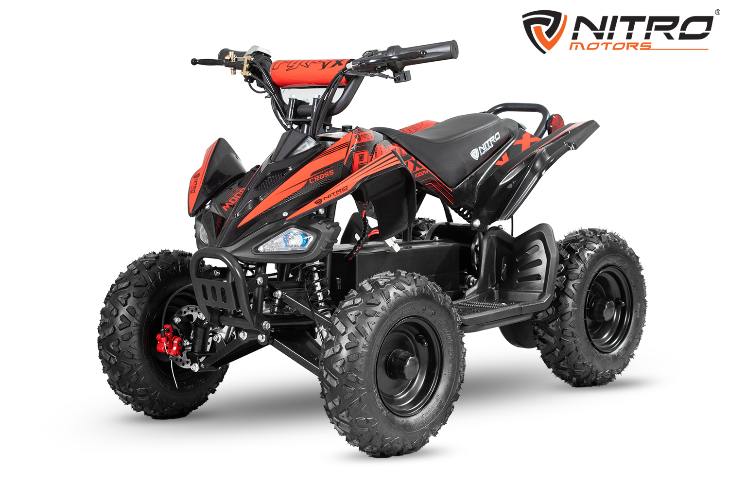 NITRO MOTORS Python Cross Eco mini Quad 1000 Watt und 6 Zoll, Elektroquad für Kinder