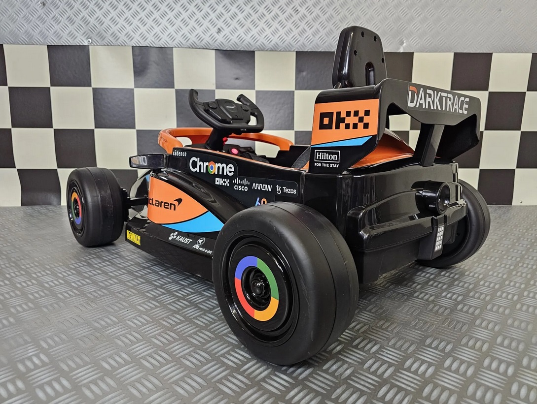 Elektrokinderfahrzeug McLaren Formel 1 Elektro Kinderauto mit 2x25 Watt, Elektro-Rennauto für Kinder