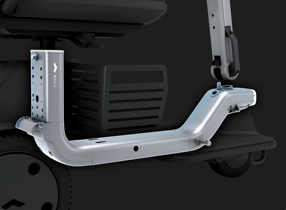 Elektrorollstuhl Whill R 4 Rad mit 6 km/h und entnehmbaren Lithiumakku, Elektromobil mit Stabilisator