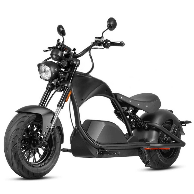 Elektroroller 2-Rad Chopper Angry Blake mit 4000 W, E-Roller bis 85 km/h und Li Samsung-Akku, Elektrochopper, Elektromotorrad