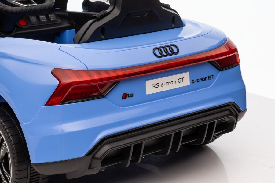 Elektro Kinderauto Audi E-Tron GT, Kinderfahrzeug mit Gaspedal zum Fahren, Elektroauto für Kinder