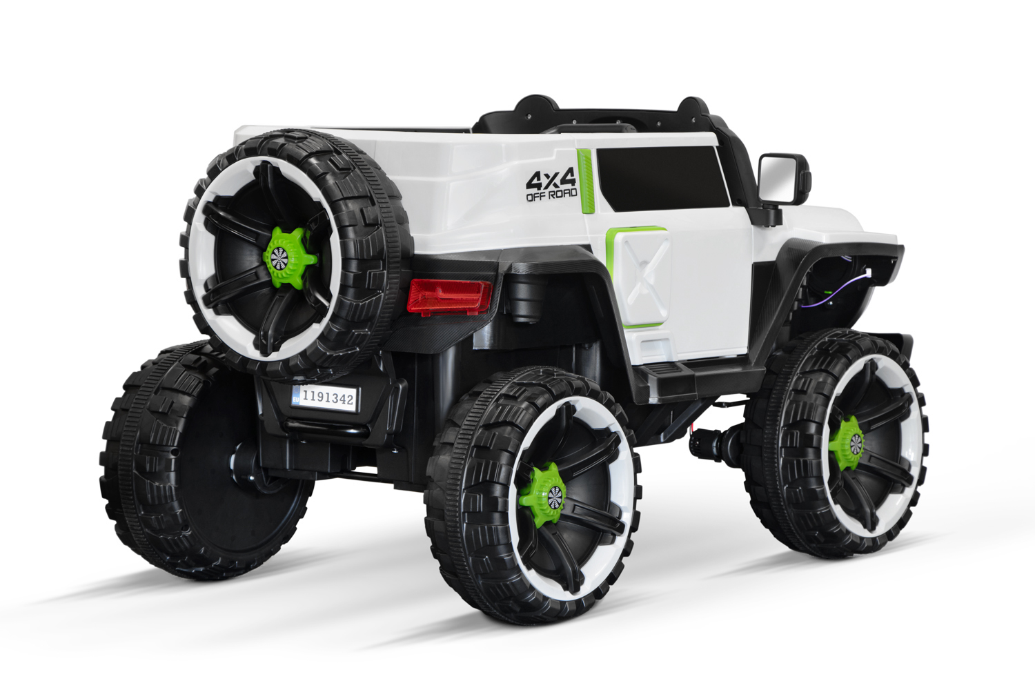 Elektro Kinderauto SUV TANK, Electric Car Kids 2-Sitzer Allrad 4x30 Watt, Elektro Kinderfahrzeug, Elektro-SUV für 2 Kinder