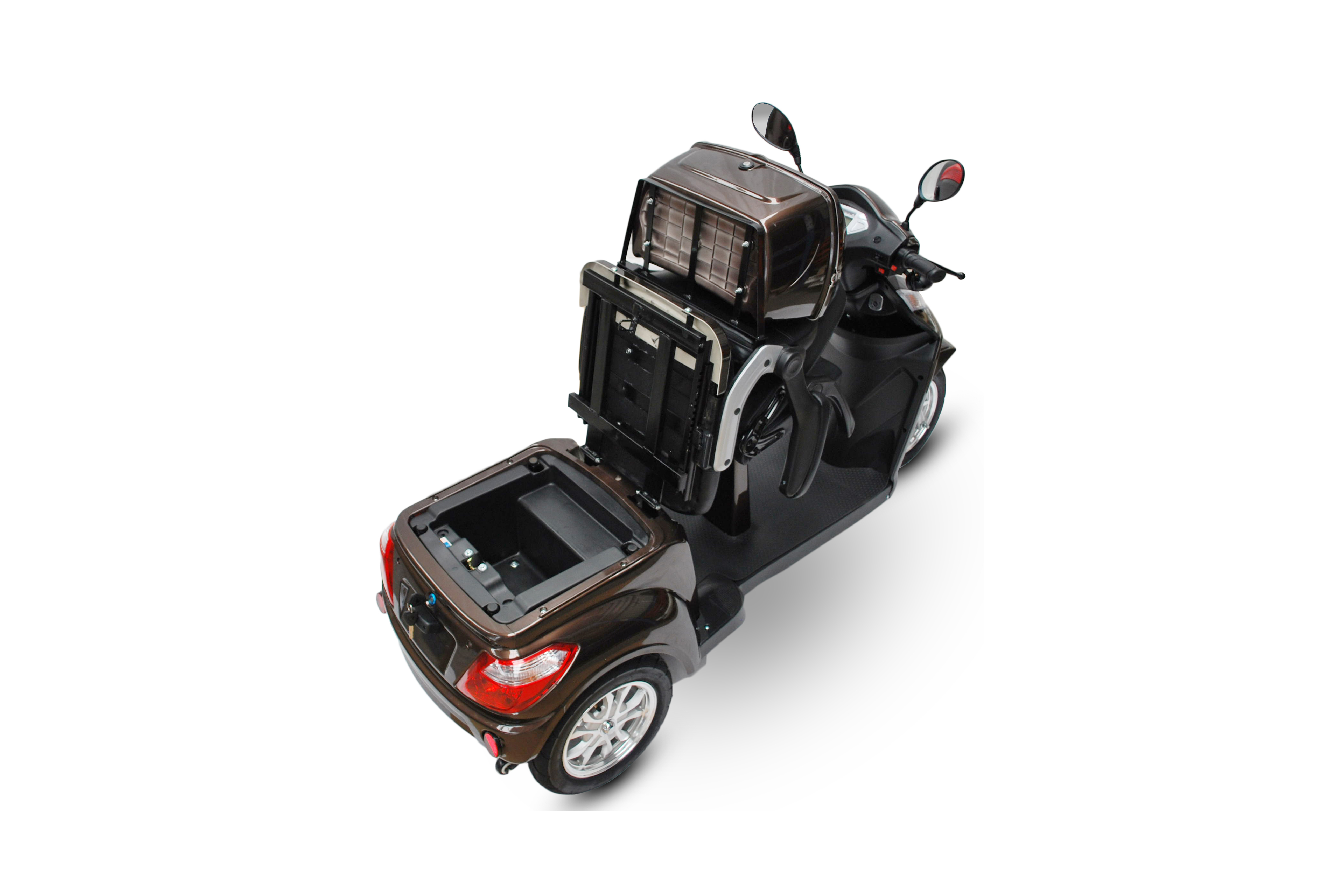 3 Rad Elektroroller DUO Doppelsitzer - Eco Engel 503 - Seniorenroller mit 2 Sitzen - 25 km/h (Blei/Lithium)