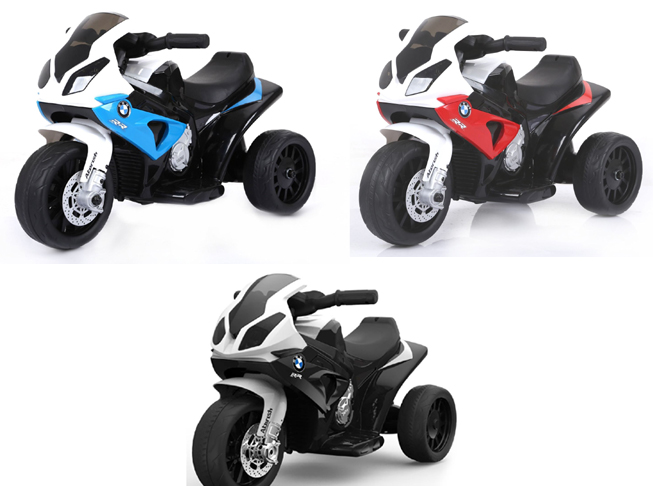 Kinder Elektromotorrad BMW S 1000 RR - Elektro-Dreirad für Kinder, Elektro Trike Kindermotorrad