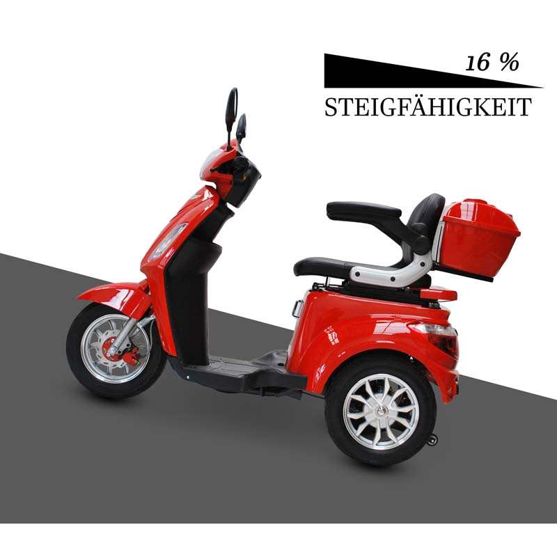 Elektro 3 Rad Roller Eco Engel 500, Seniorenroller, Elektromobil mit 1000 Watt und 15 km/h