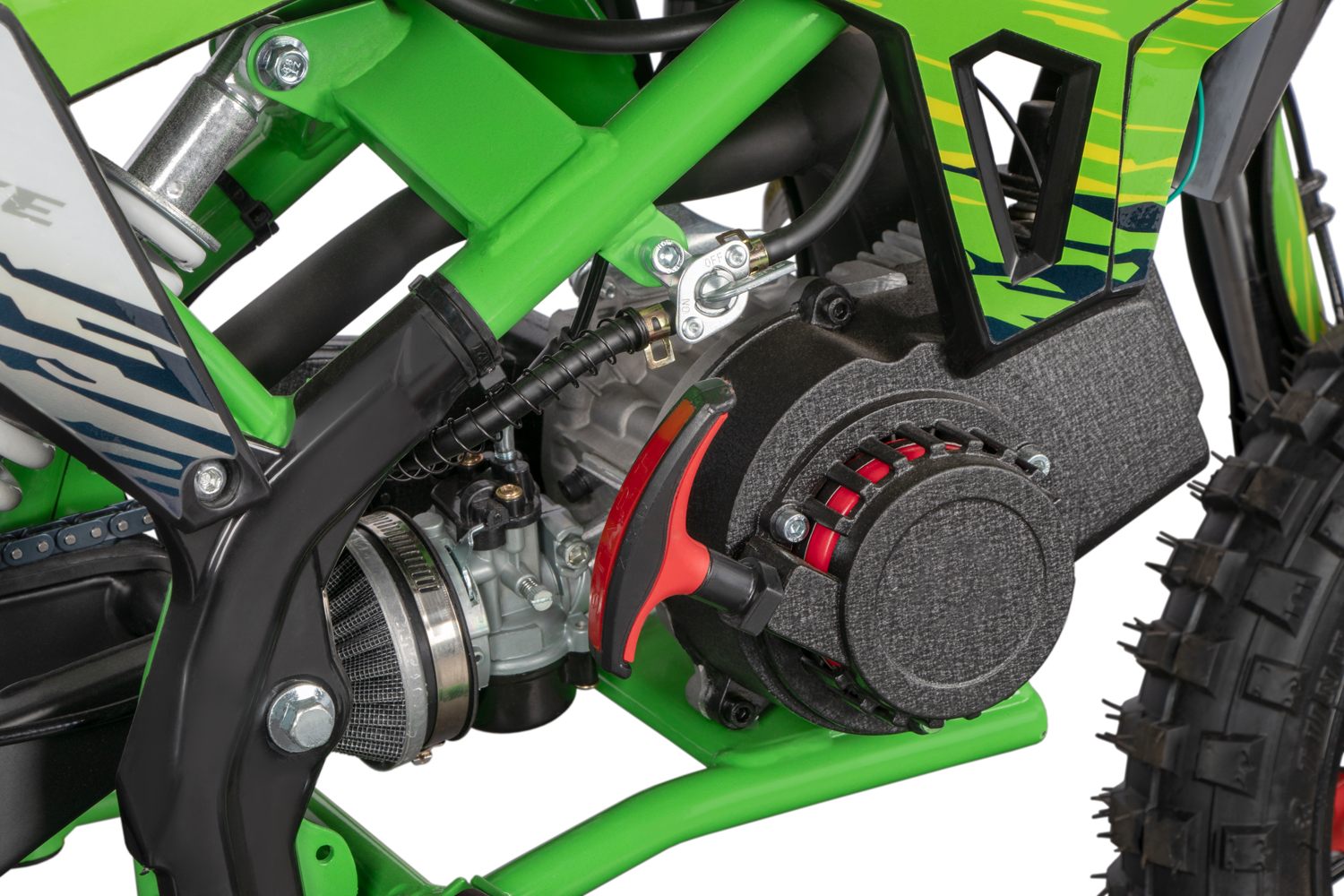 NITRO MOTORS 49cc mini Kinder Dirtbike Coyote VX DLX 10 Zoll, Kinder Motorcross Bike