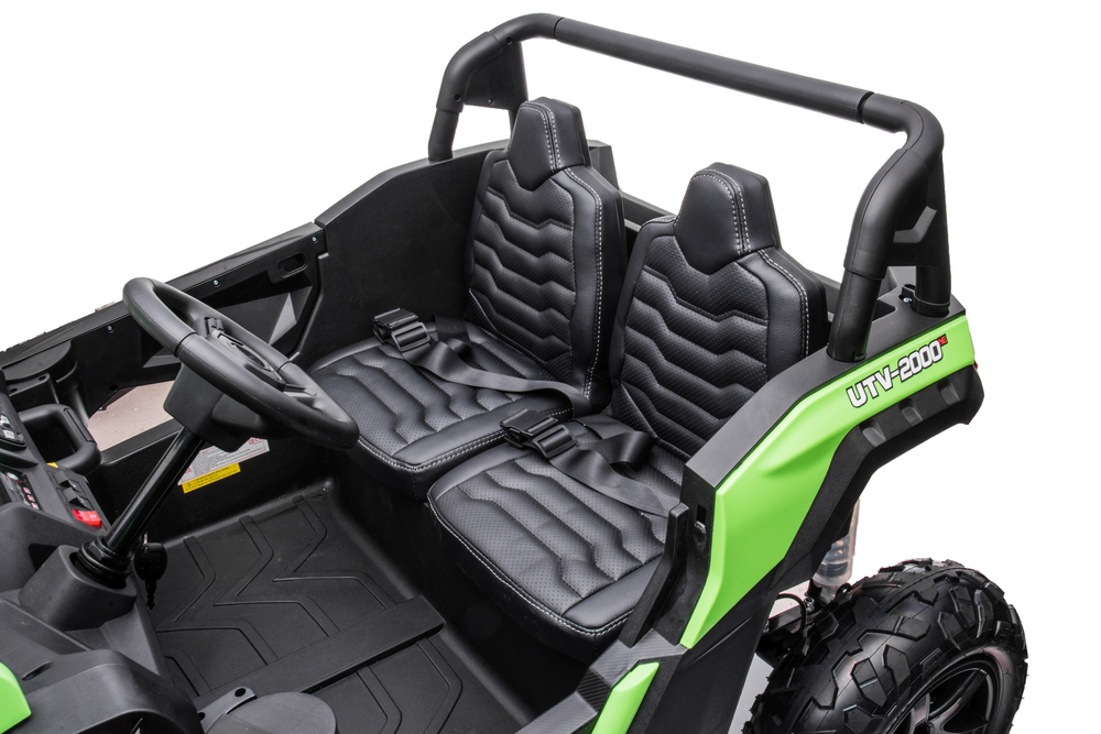 XXL Kinderfahrzeug - 15 km/h, Elektro Kinder Buggy STRONG, Elektrobuggy für 2 Kinder - 180W