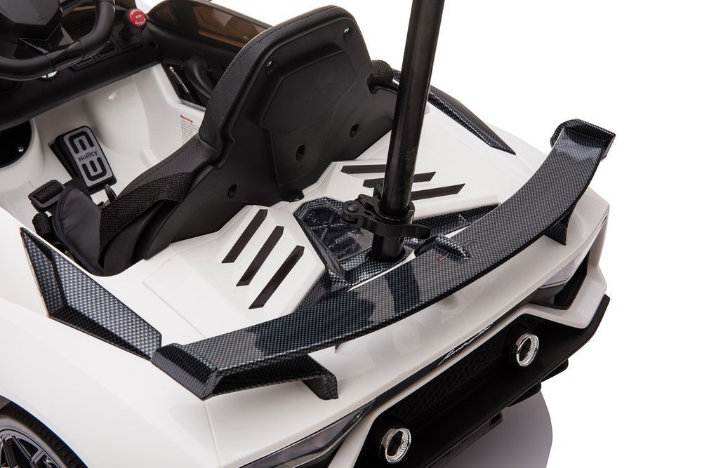 Elektro Kinderauto Lamborghini Aventador SX2018 mit Schiebestange und Stehplatz, 2x45Watt