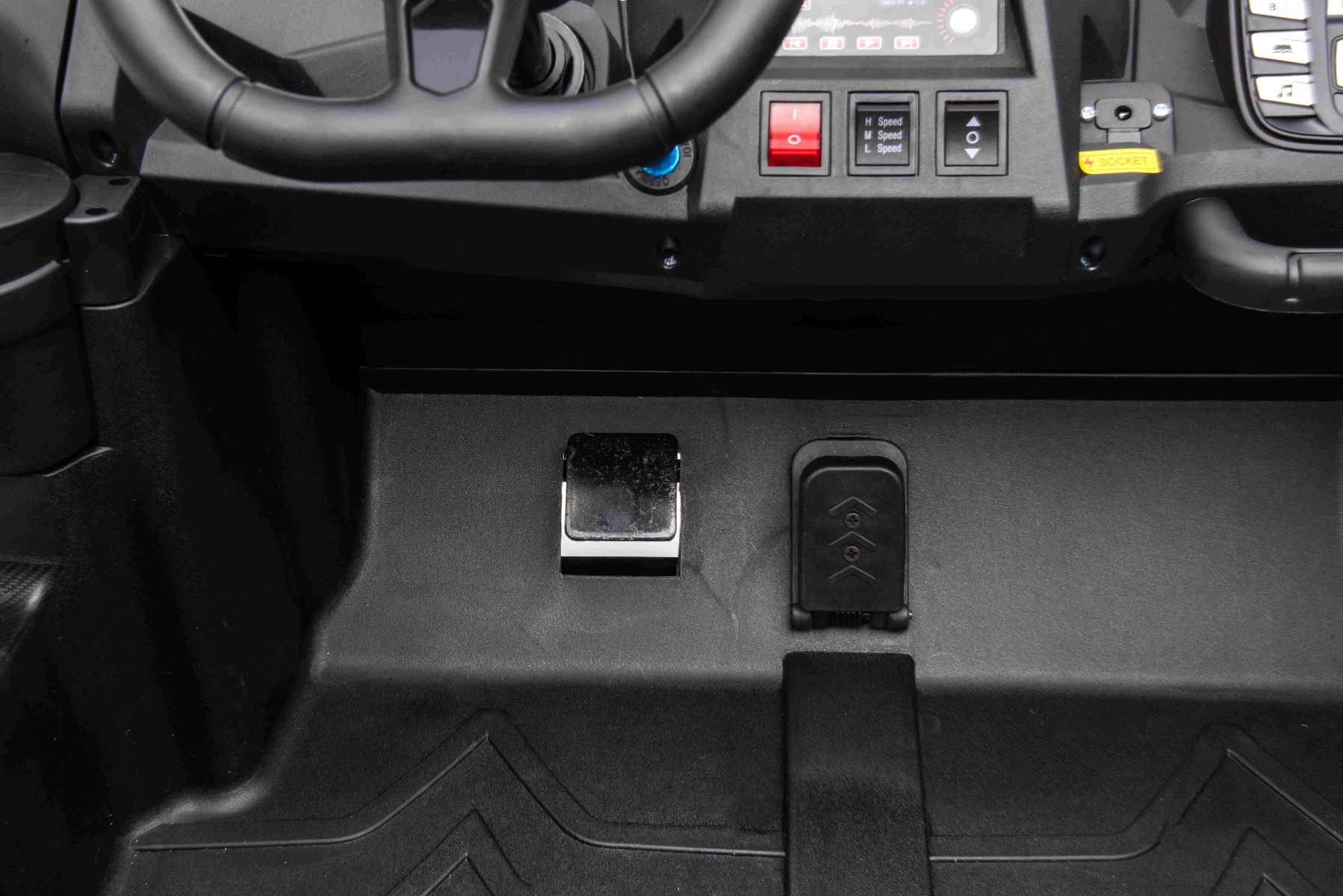Großes Kinder Elektroauto - 15 km/h, 2-Sitzer Elektro-Buggy UTV XXL Elektrofahrzeug mit Lithiumakku und Differential Motor