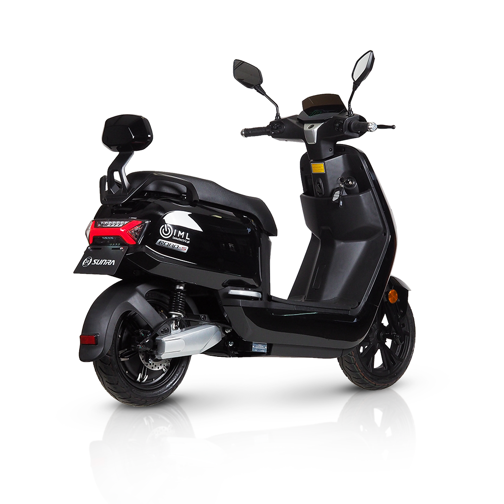 Elektroroller, Elektro-Motorrad Sunra Robo-S bis 75 km/h, E-Roller 2x Lithiumakku