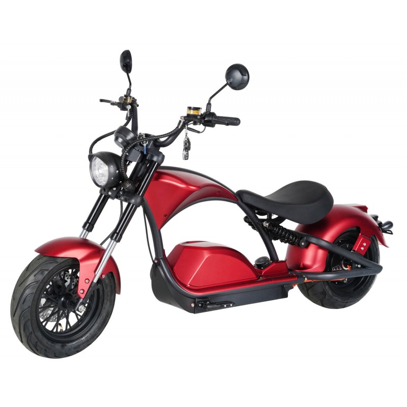 Elektroroller 2-Rad Chopper Angry Blake mit 4000 W, E-Roller bis 85 km/h und Li Samsung-Akku, Elektrochopper, Elektromotorrad
