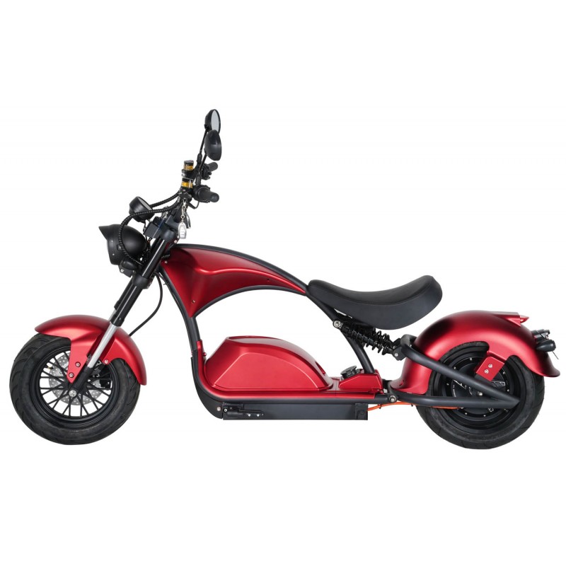 Elektroroller 2-Rad Chopper Angry Blake mit 4000 W, E-Roller bis 85 km/h und Li Samsung-Akku, Elektrochopper, Elektromotorrad