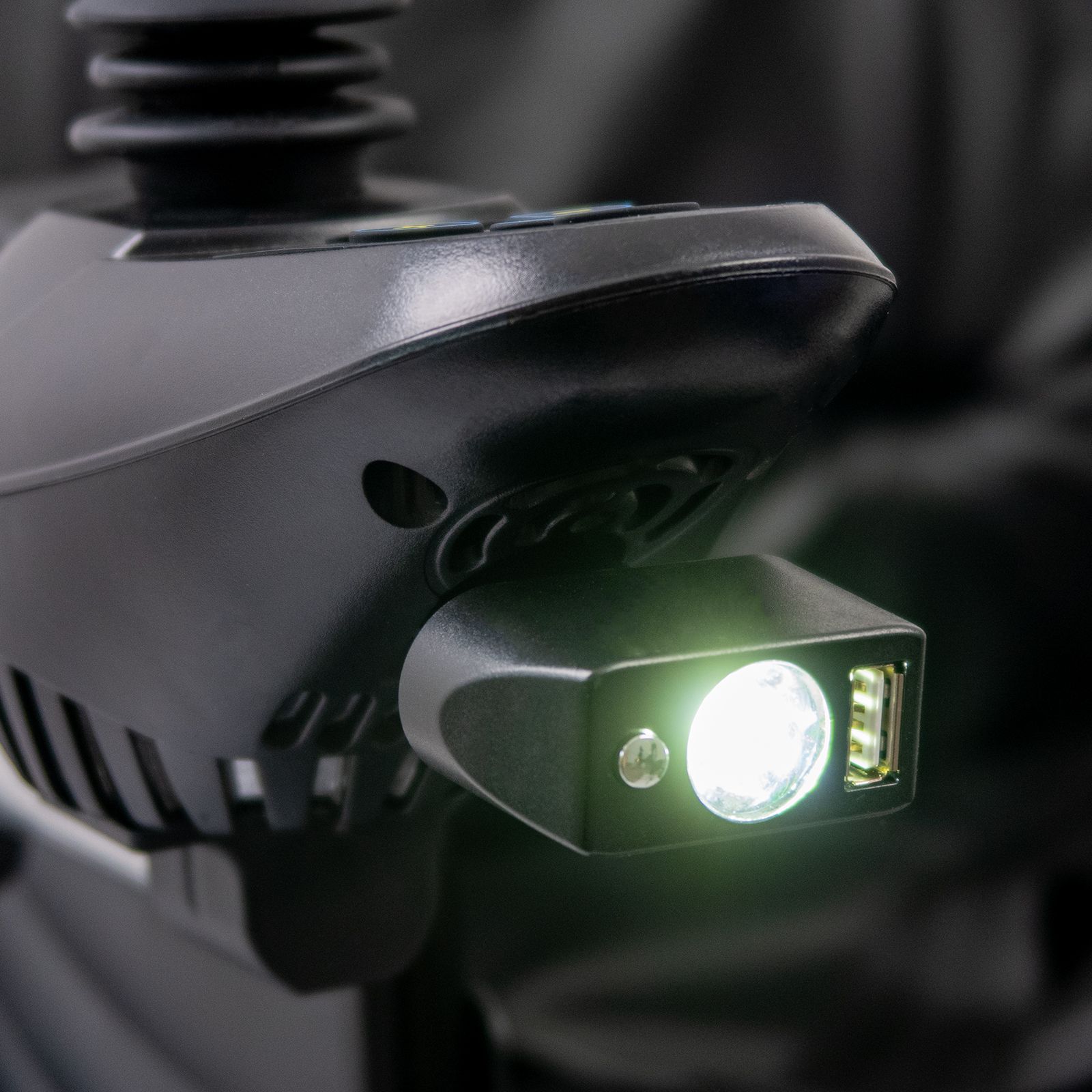 Rolektro E-Rollstuhl ERS-6 Li, Schwarz, 6km/h - elektrischer Krankenfahrstuhl, Elektrorollstuhl mit Joystick