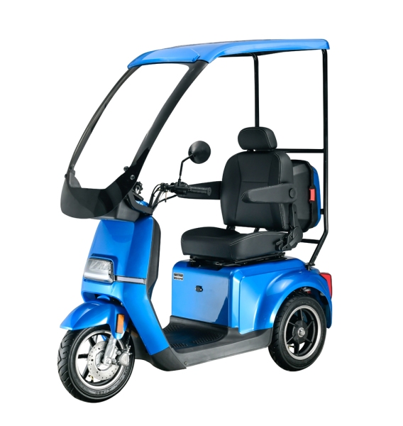 Seniorenmobil mit Dach Geco Senio U1 1000 Watt, 3-Rad Elektromobil Seniorenroller