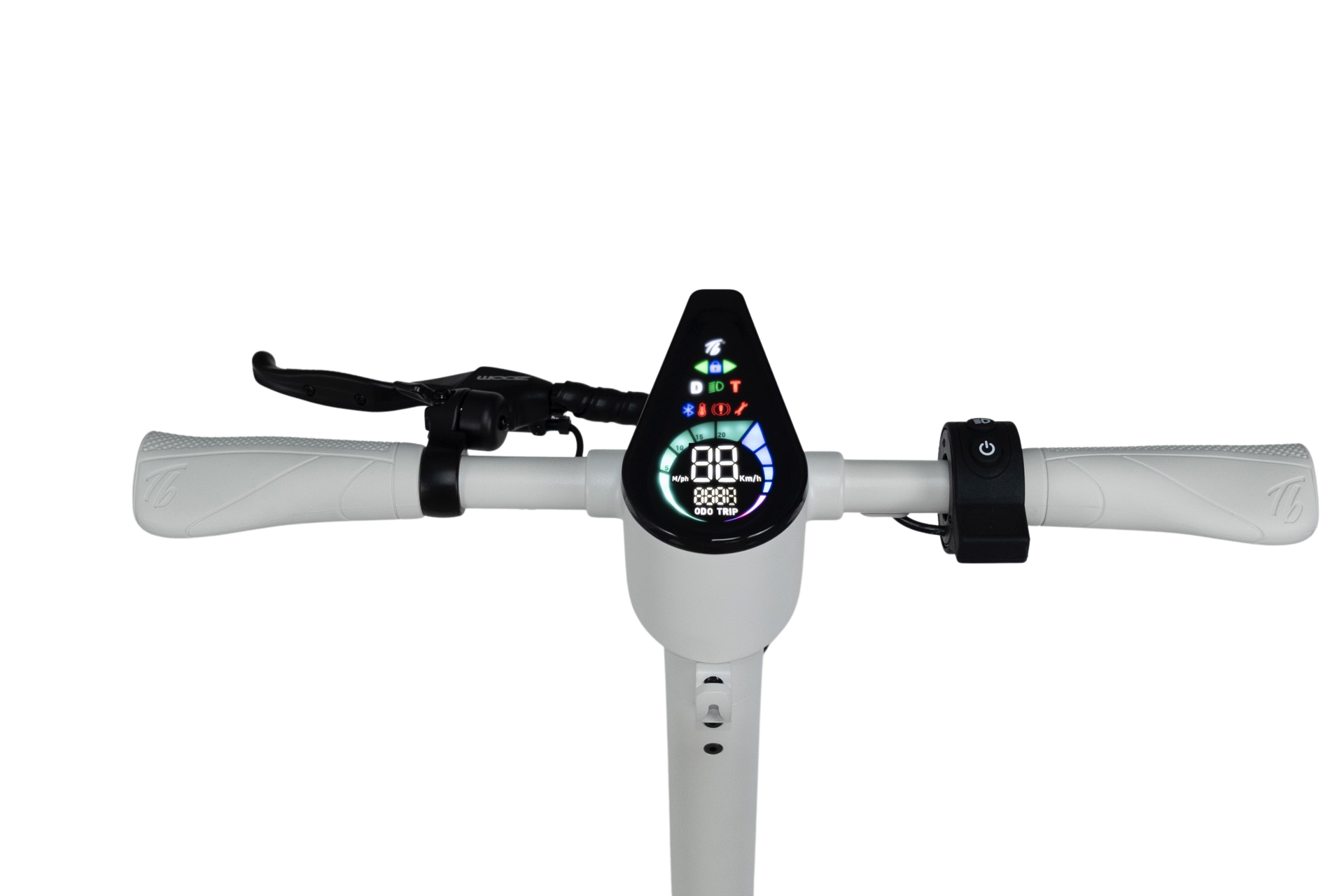 Trittbrett Model Emma, E-Scooter weiß, Elektroroller, Elektro Stehroller mit eKFV, 20 km/h, 25 km/h